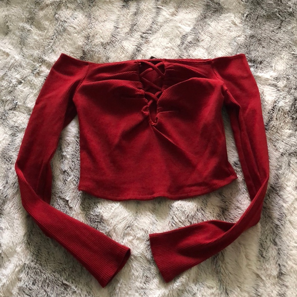 fashion nova long sleeve crop